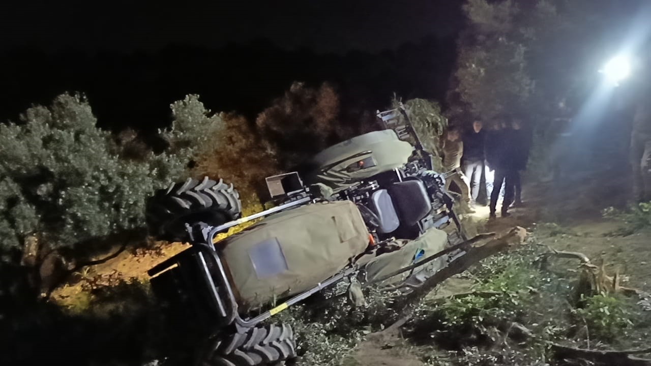 Hatay’da Zeytin bahçesi süren